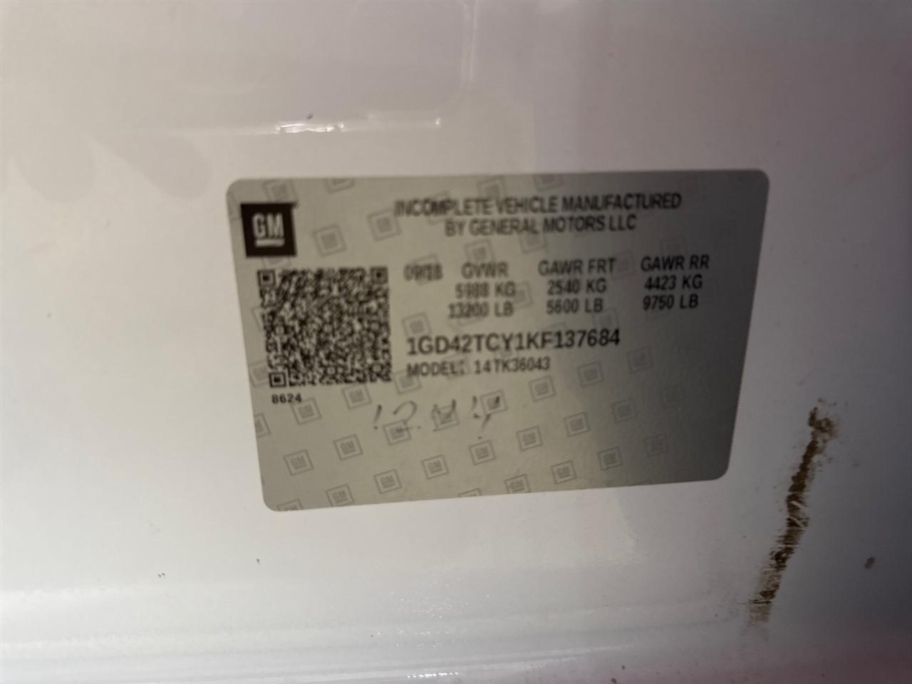 GMC Sierra 3500HD Base Crew Cab 4WD 2019