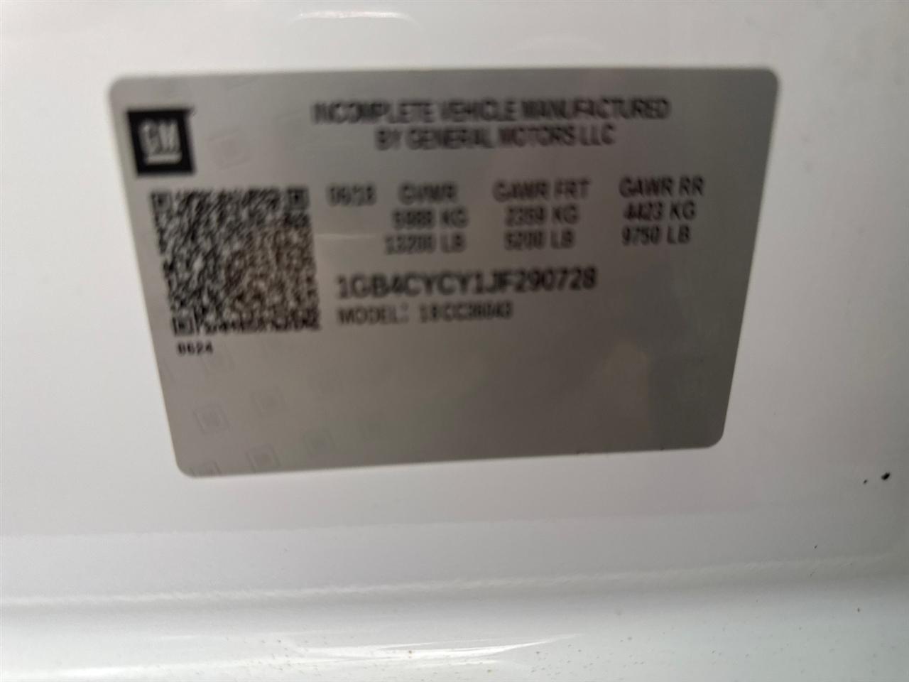 Chevrolet Silverado 3500HD Work Truck Crew Cab 2WD 2018