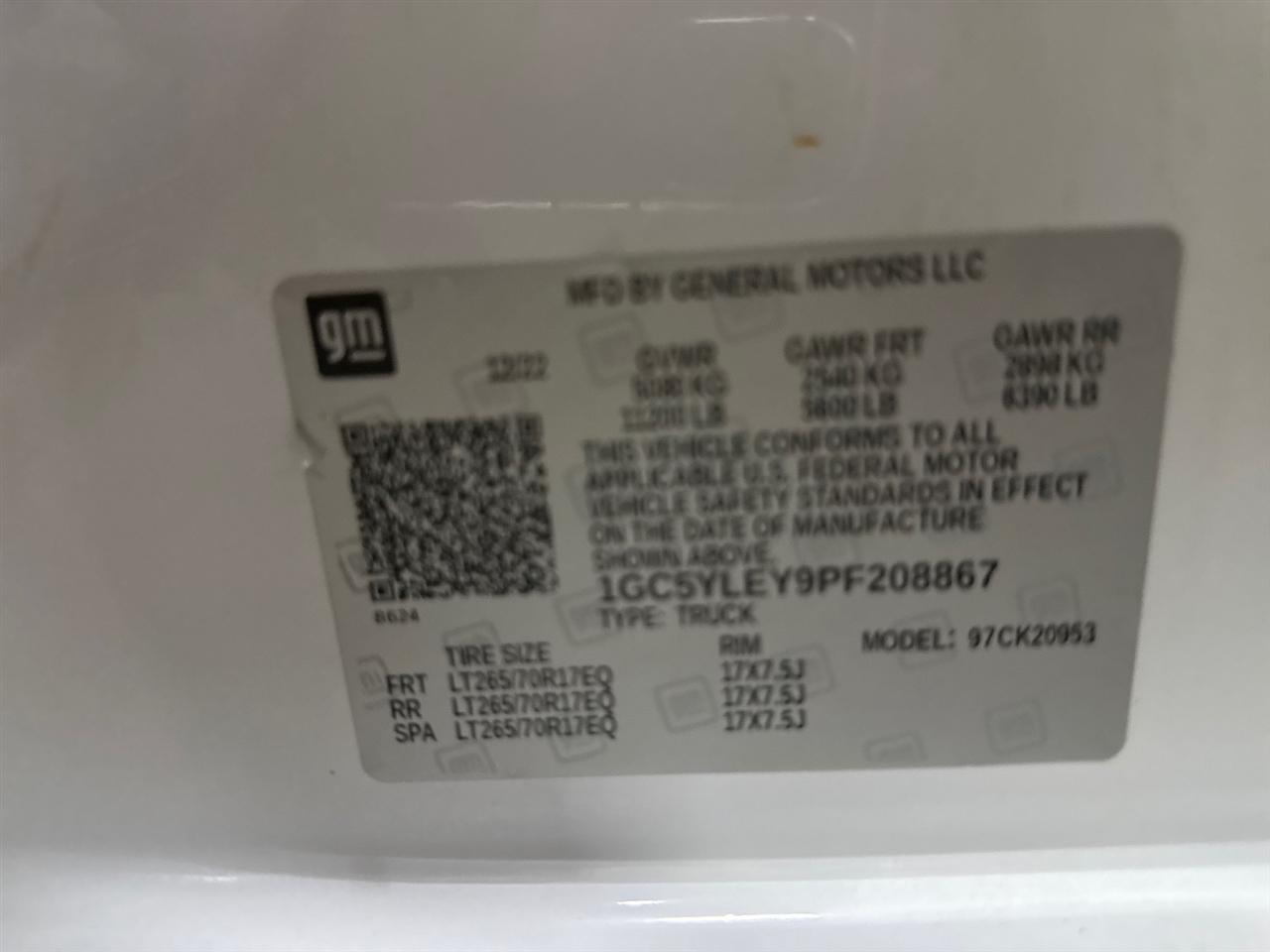 Chevrolet Silverado 2500HD Work Truck Double Cab Long Box 4WD 2023