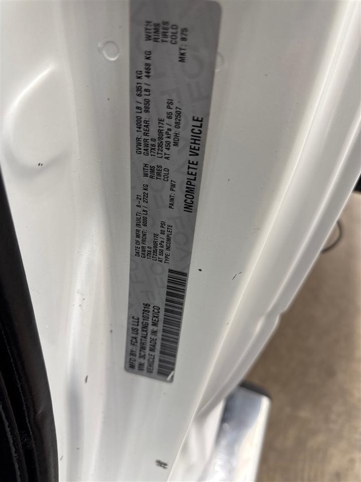 RAM 3500 Regular Cab 4WD DRW 2022