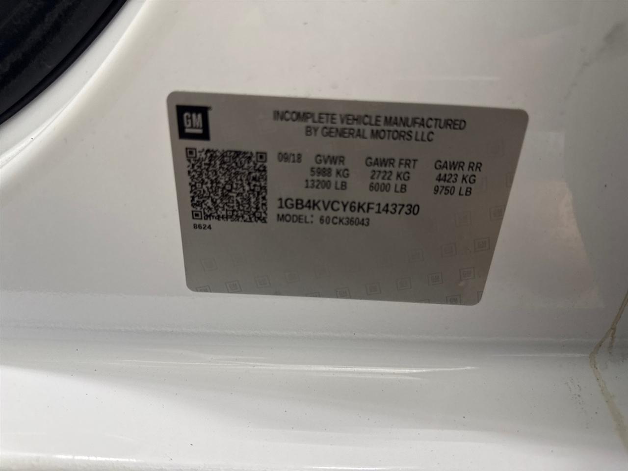 Chevrolet Silverado 3500HD Work Truck Crew Cab Long Box 4WD 2019