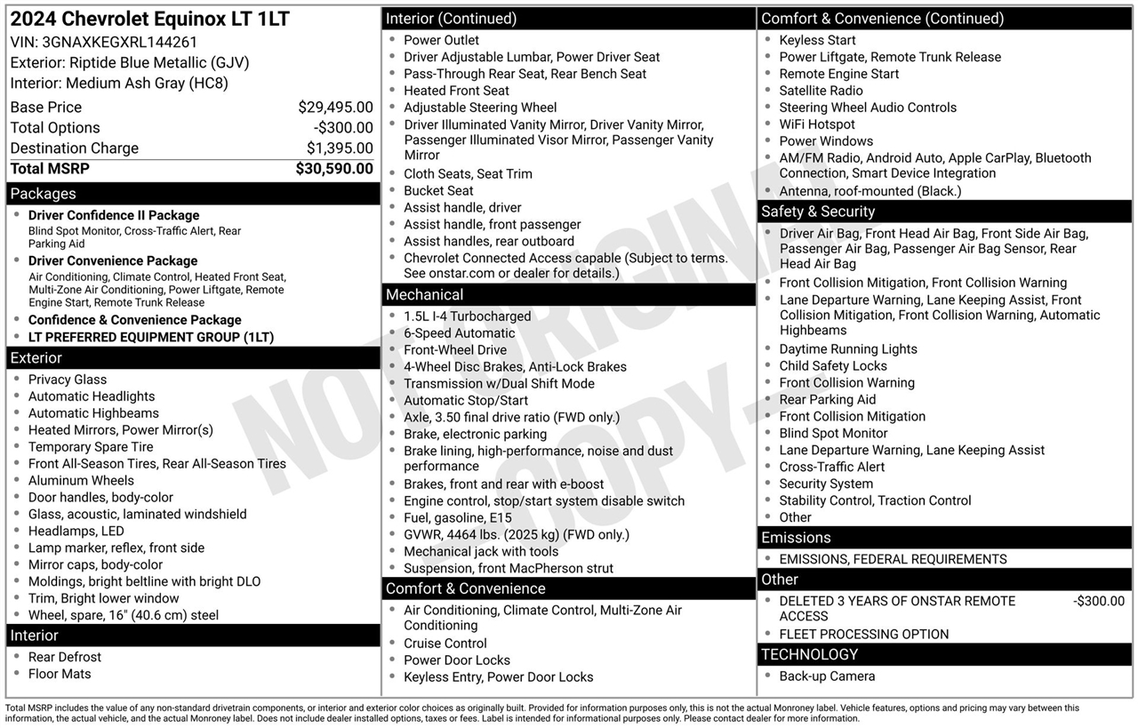 Chevrolet Equinox LT 2WD 2024
