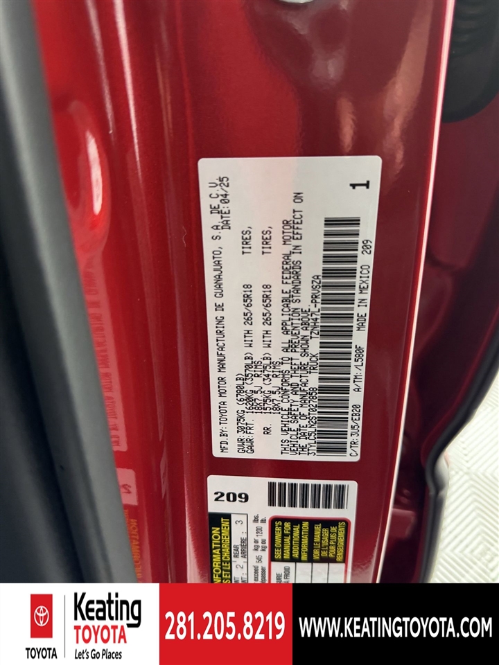 Toyota Tacoma Double Cab 4WD 2025 Toyota Tacoma Double Cab 4WD 2025