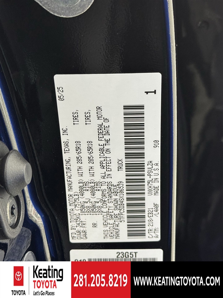 Toyota Tundra TRD PRO CrewMax 4WD Hybrid 2025