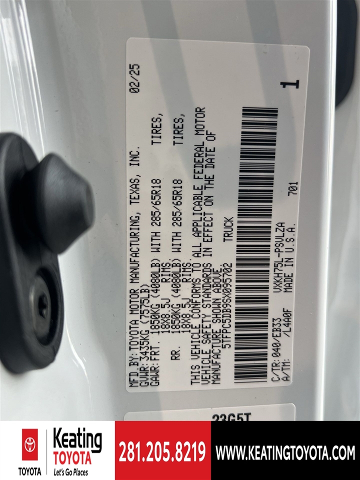 Toyota Tundra TRD PRO CrewMax 4WD Hybrid 2025