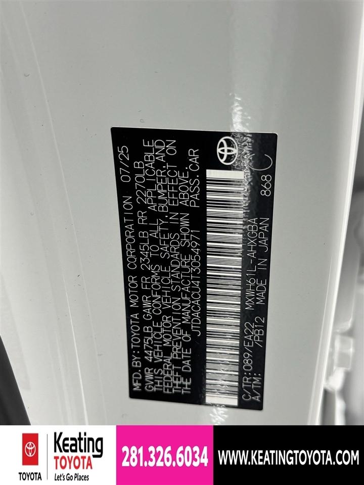 Toyota Prius LE 2026