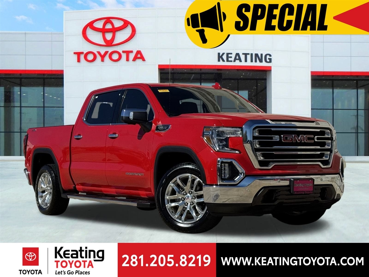 GMC Sierra 1500 SLT Crew Cab Long Box 4WD 2019