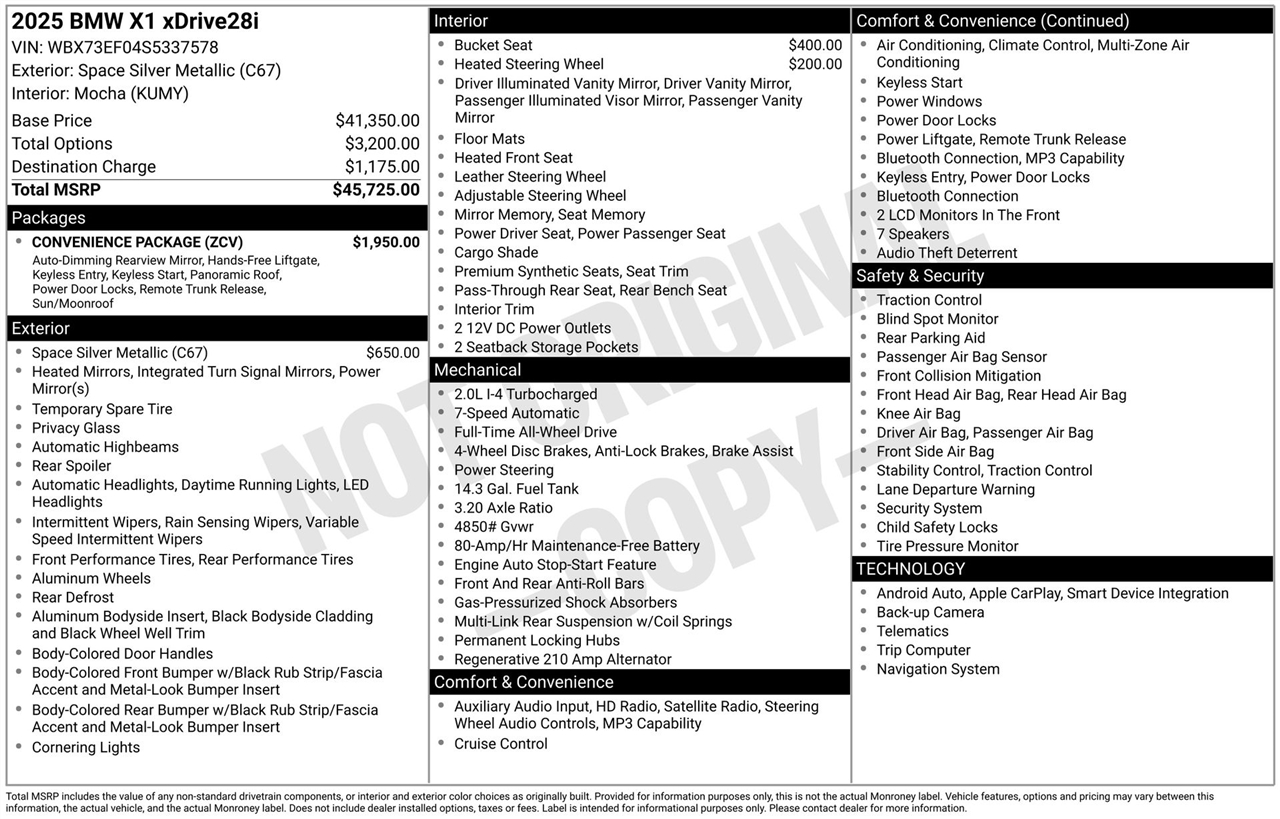BMW X1 xDrive28i 2025