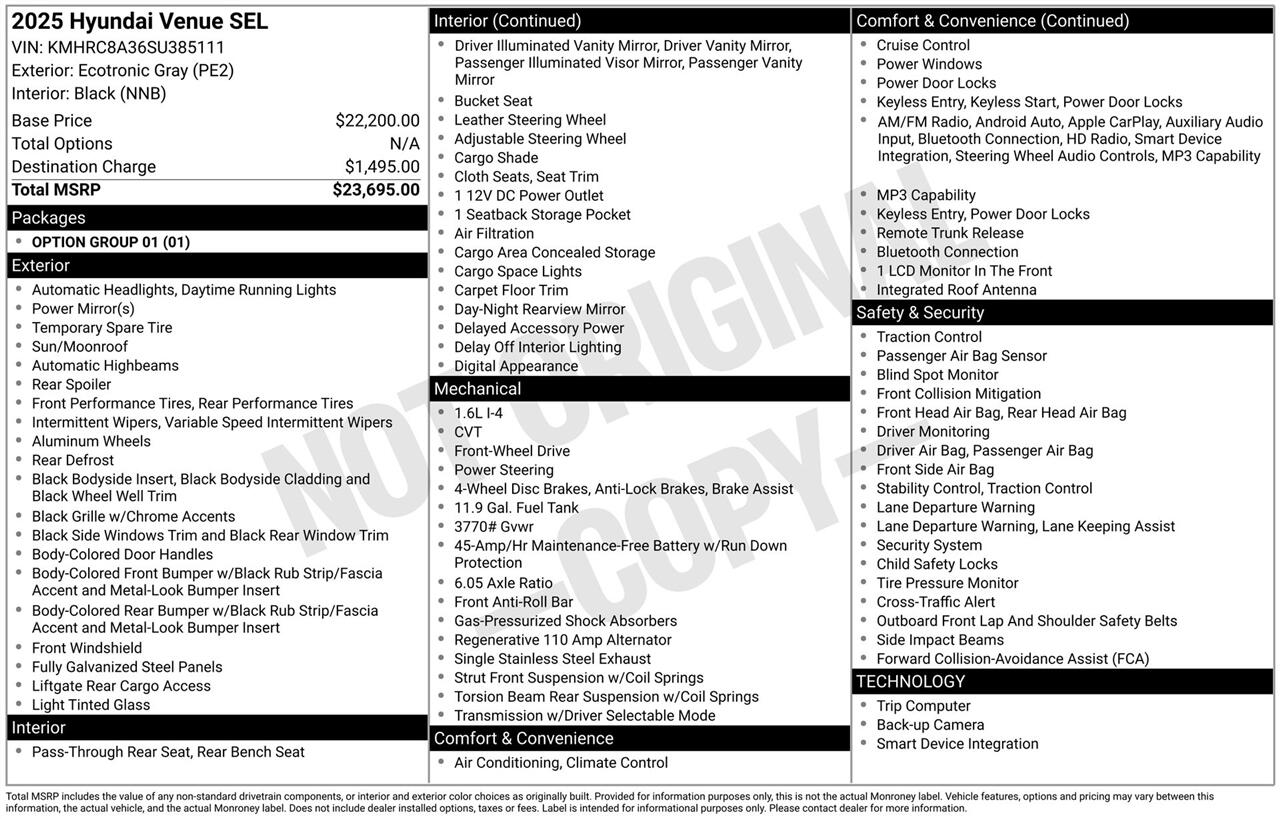 Hyundai Venue SEL 2025
