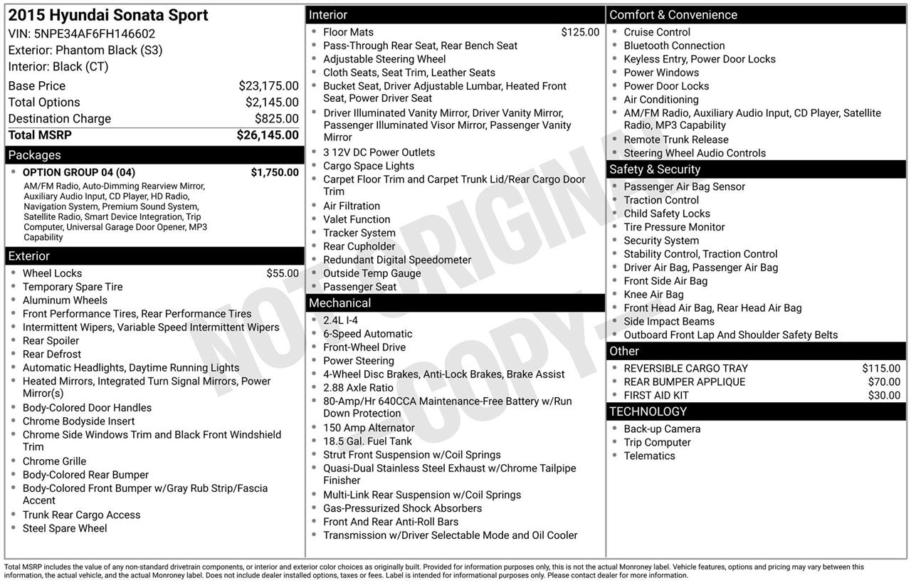 Hyundai Sonata Sport 2015