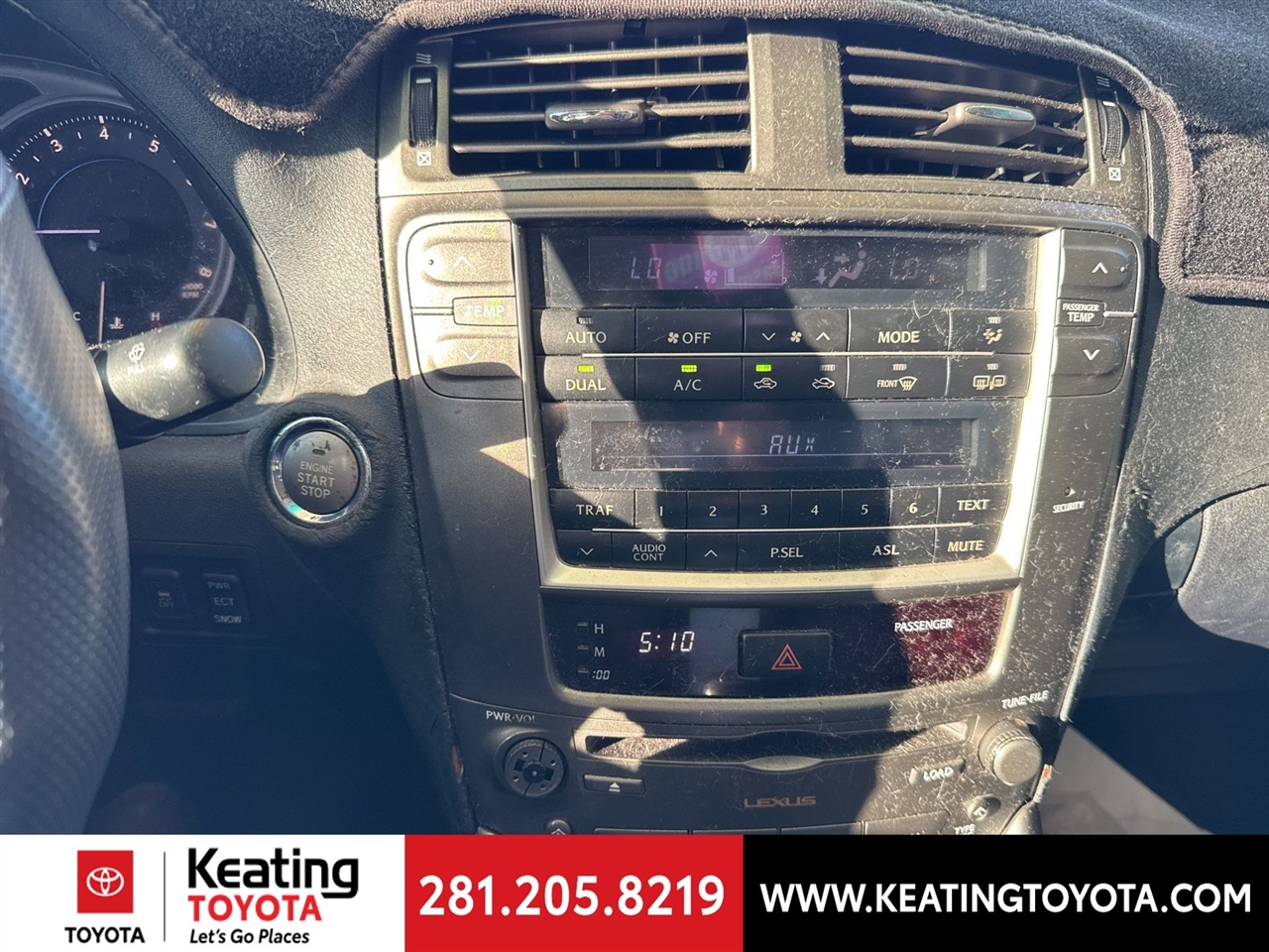 Lexus IS IS 250 6-Speed Manual 2008