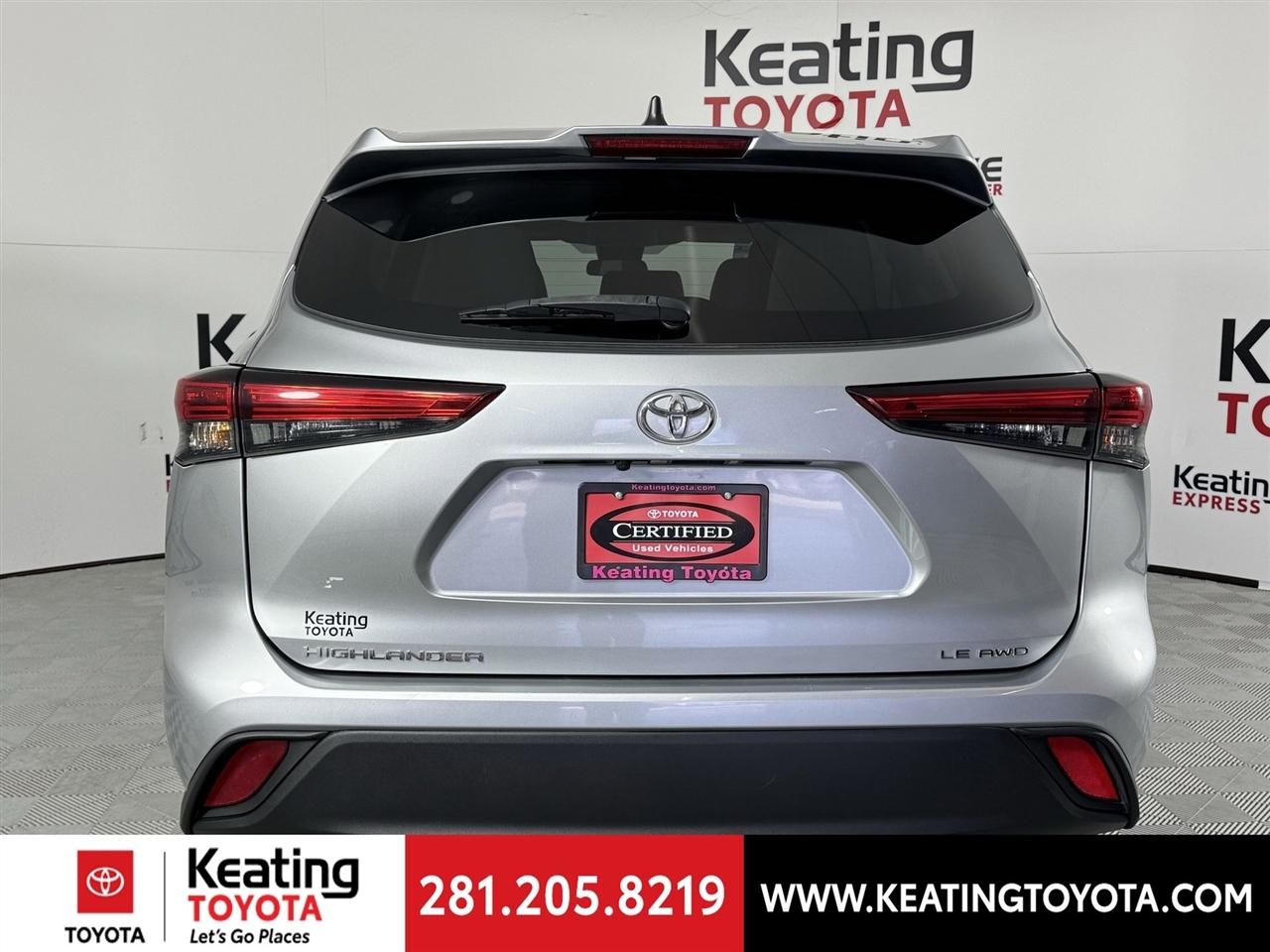 Toyota Highlander LE AWD V6 2022