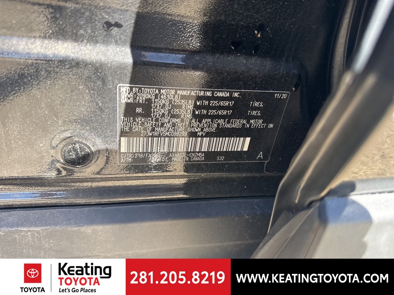 Toyota RAV4 XLE 2021