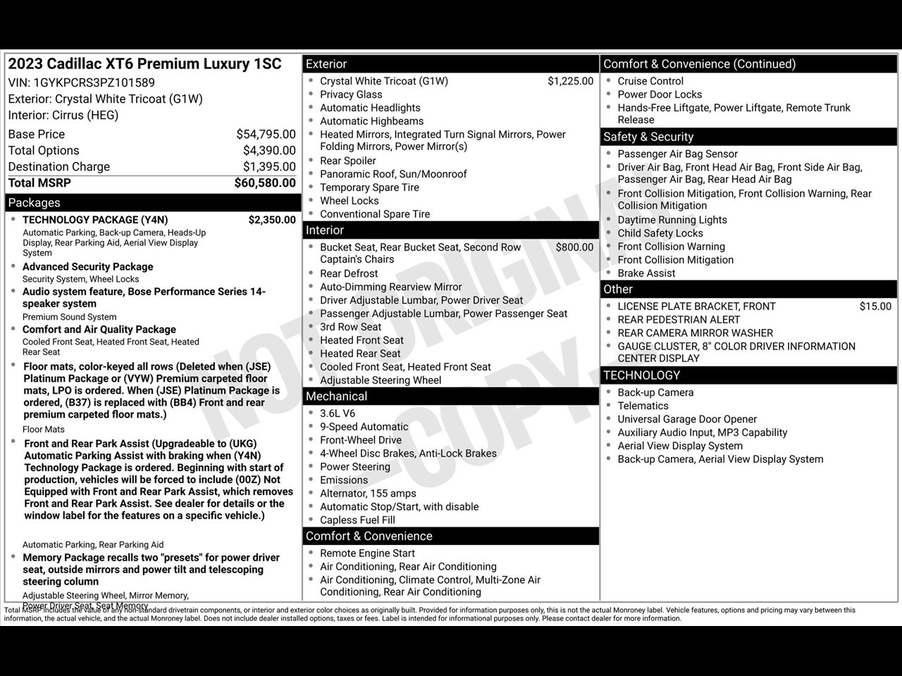 Cadillac XT6 Premium Luxury 2023