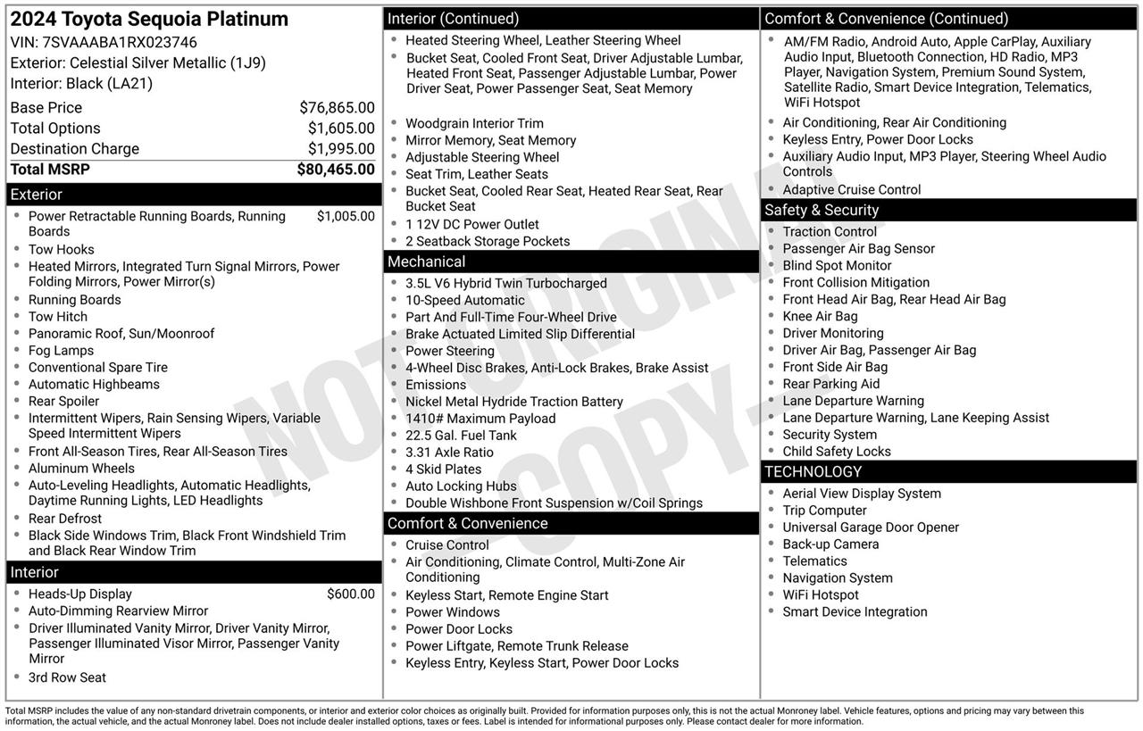 Toyota Sequoia TRD Pro 4WD 2024