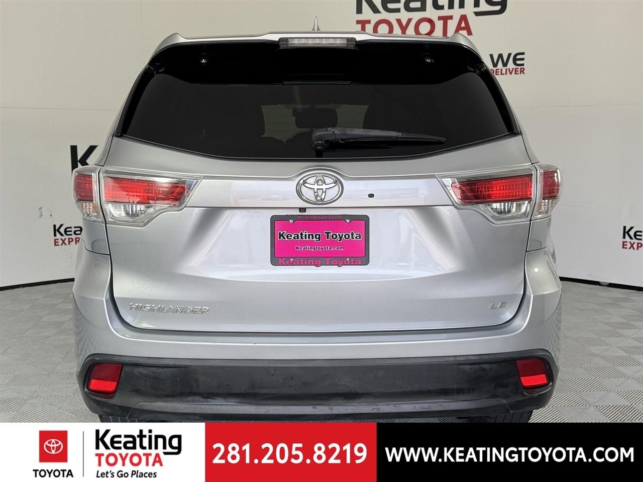 Toyota Highlander LE FWD V6 2016