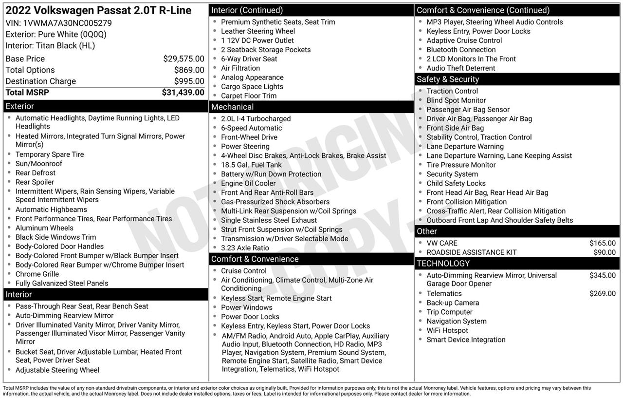 Volkswagen Passat R-Line 2022