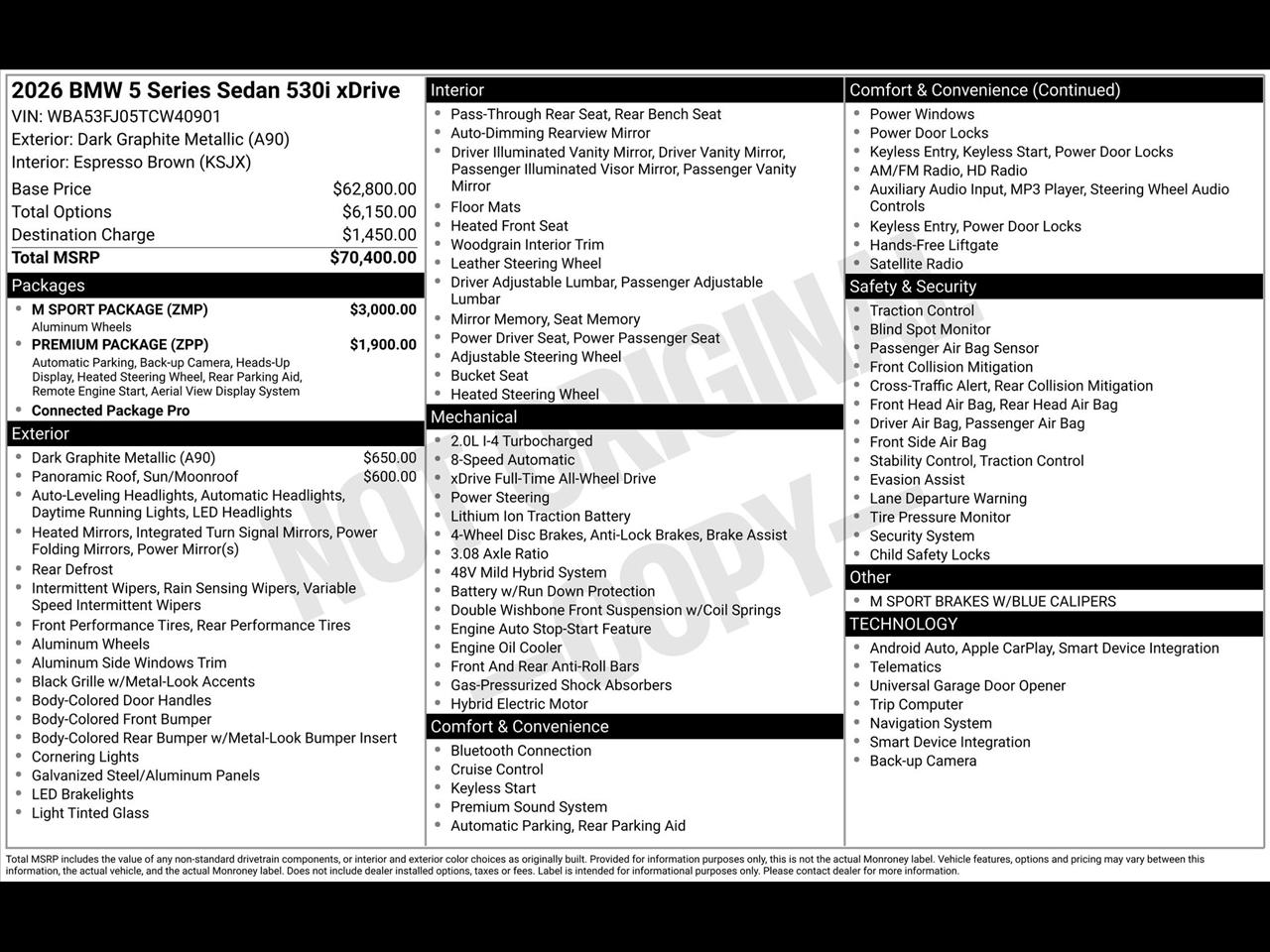 2026 BMW 5-Series 530i xDrive