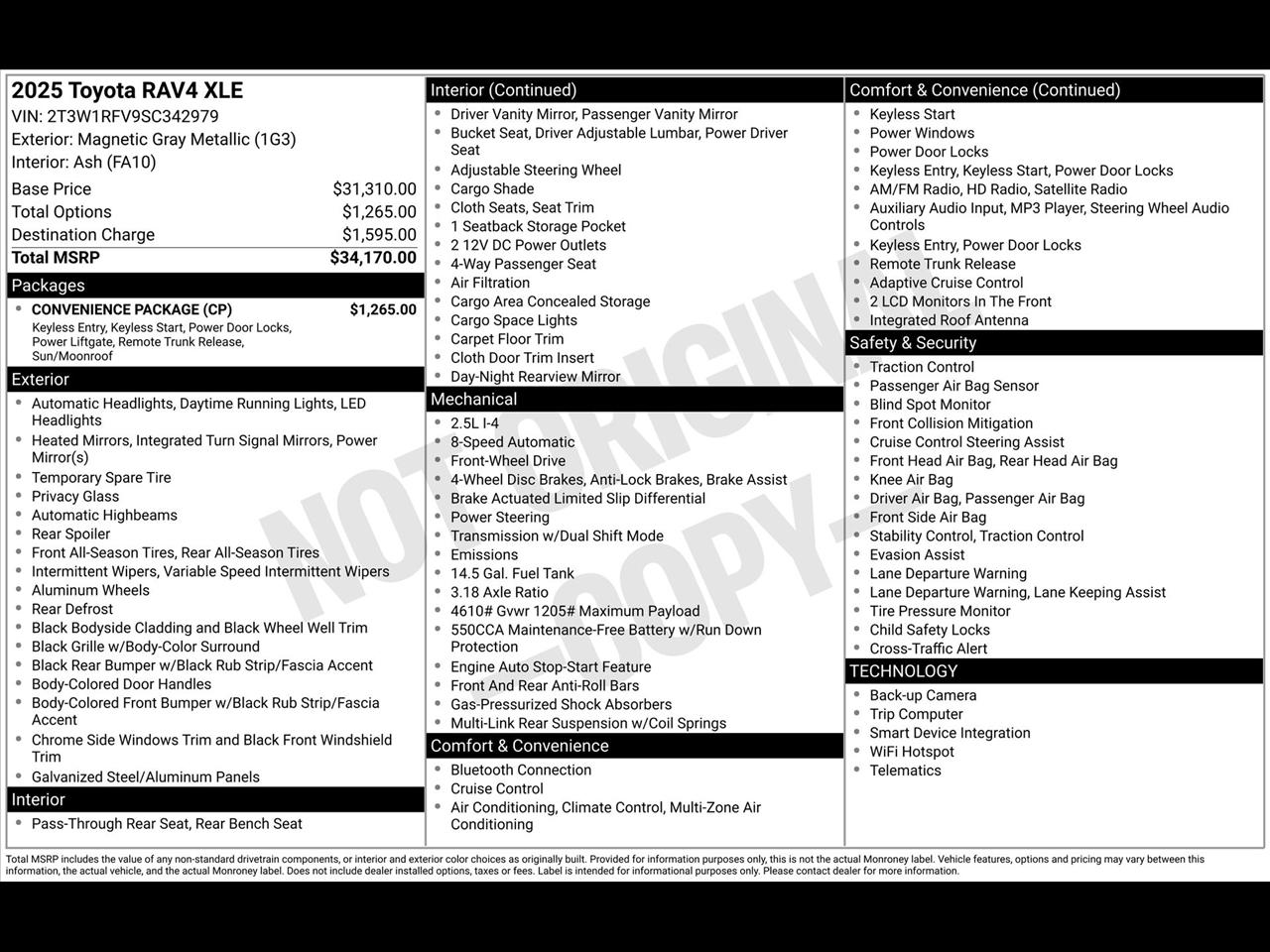 Toyota RAV4 XLE 2025