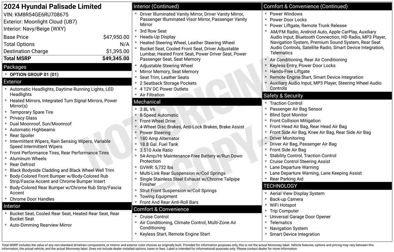Hyundai Palisade Limited 2024