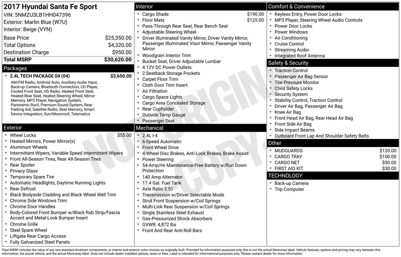 Hyundai Santa Fe Sport 2.4 FWD 2017