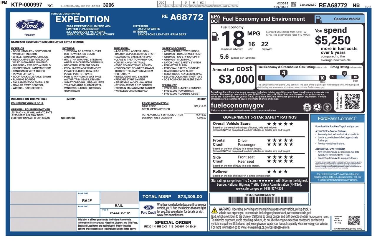 Ford Expedition Limited 4WD 2024