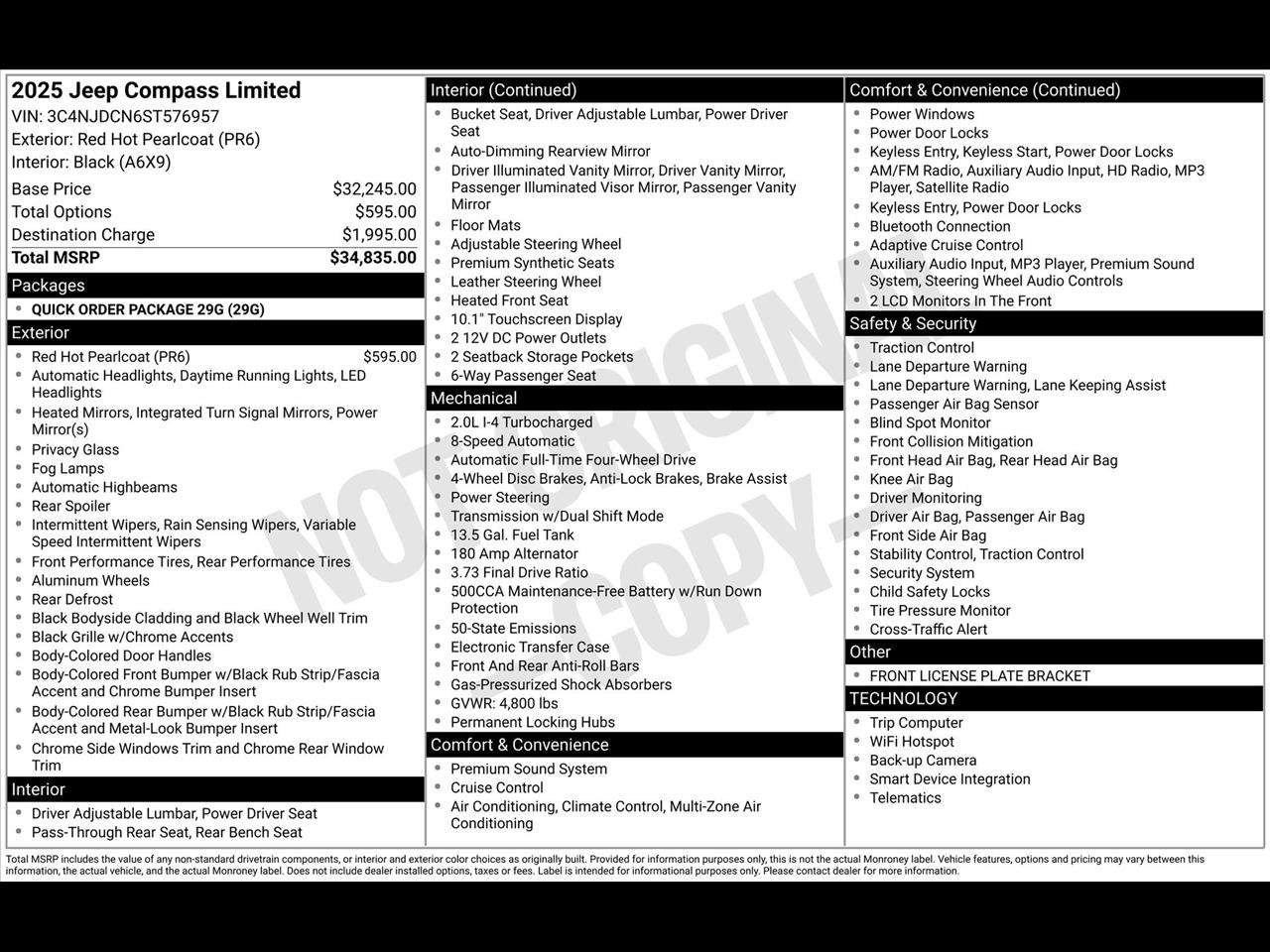 Jeep Compass Limited 2025