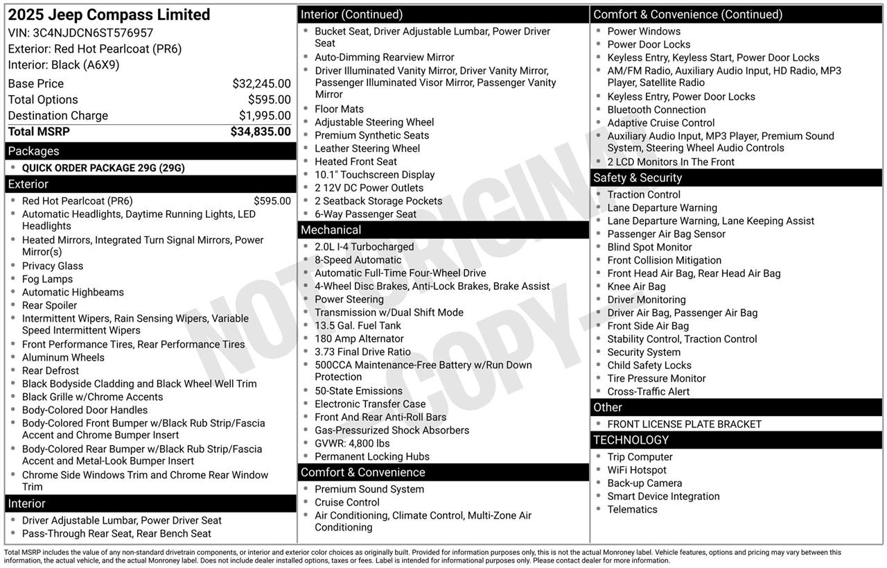 Jeep Compass Limited 2025