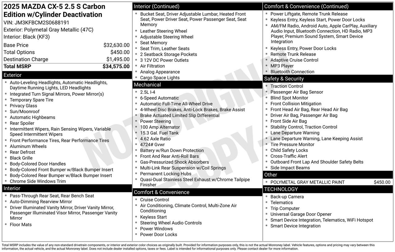 Mazda CX-5 Preferred 2025