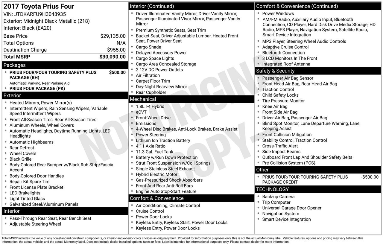 Toyota Prius Two Eco 2017