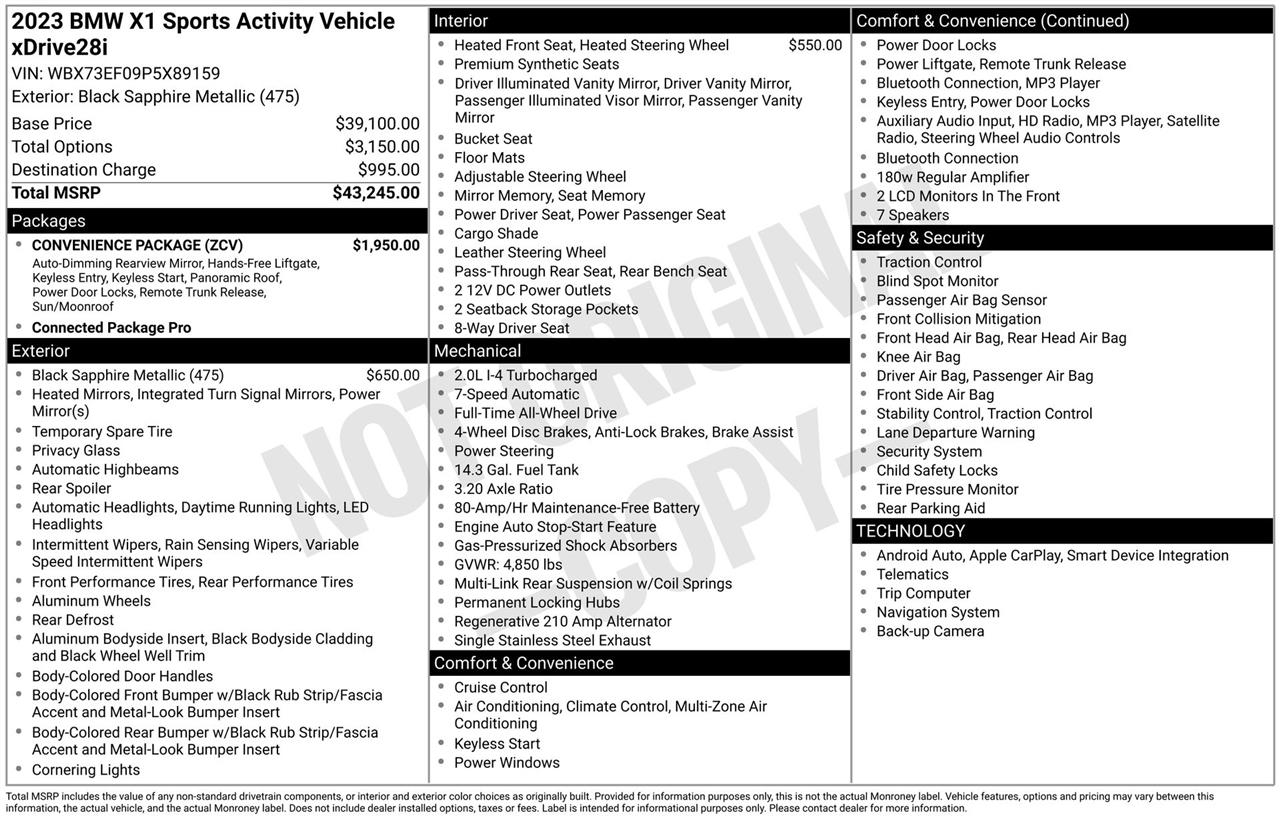 BMW X1 xDrive28i 2023
