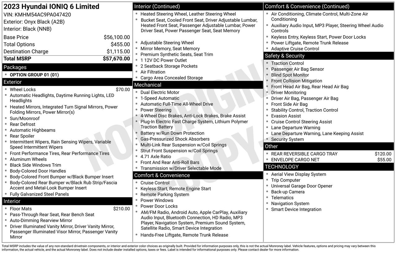 Hyundai Ioniq 6 Limited 2023