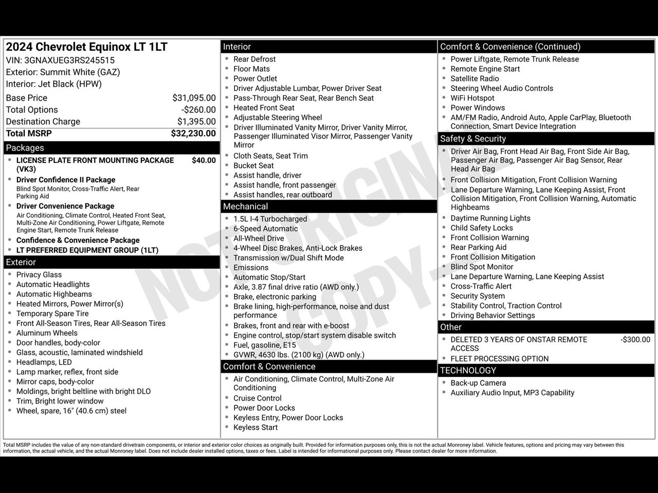 Chevrolet Equinox LT AWD 2024