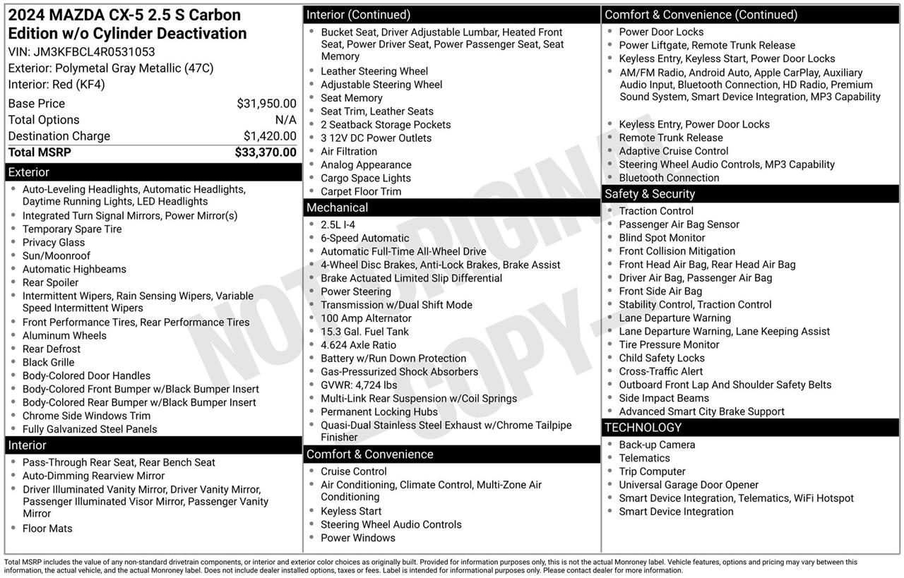 Mazda CX-5 Preferred 2024