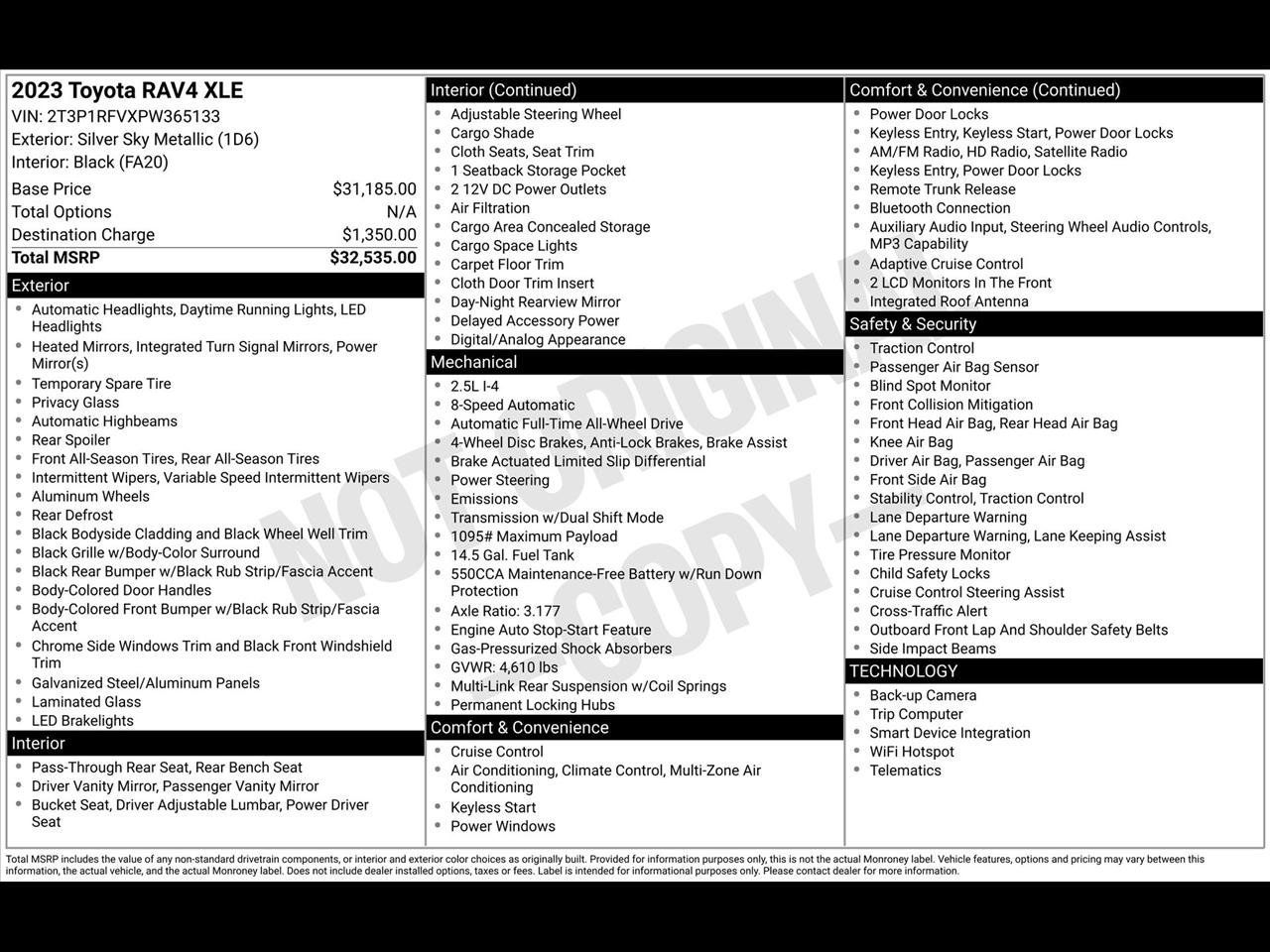 Toyota RAV4 XLE AWD 2023