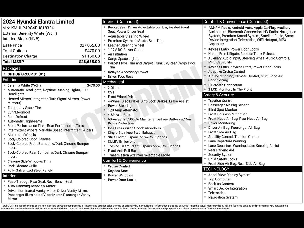 Hyundai Elantra Limited 2024