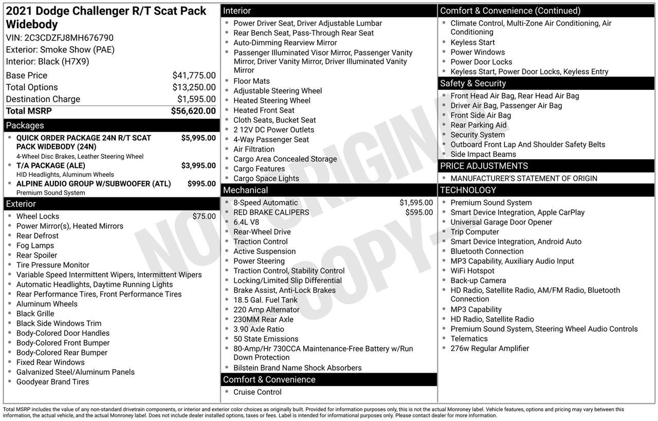 Dodge Challenger R/T SCAT Pack 2021