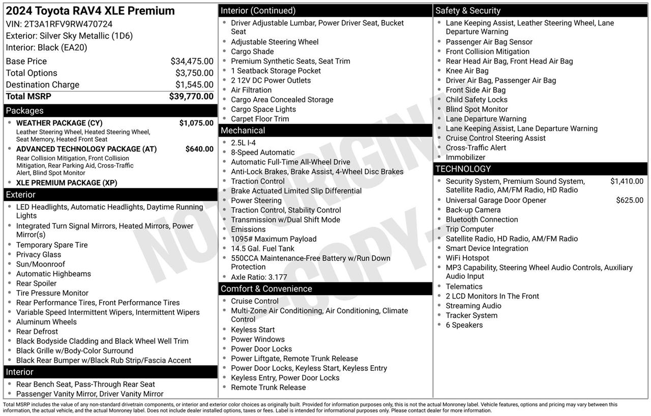 Toyota RAV4 XLE Premium AWD 2024