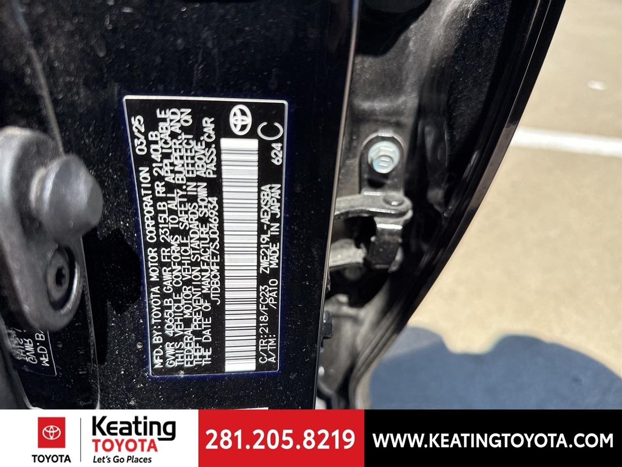 Toyota Corolla Hybrid SE 2025