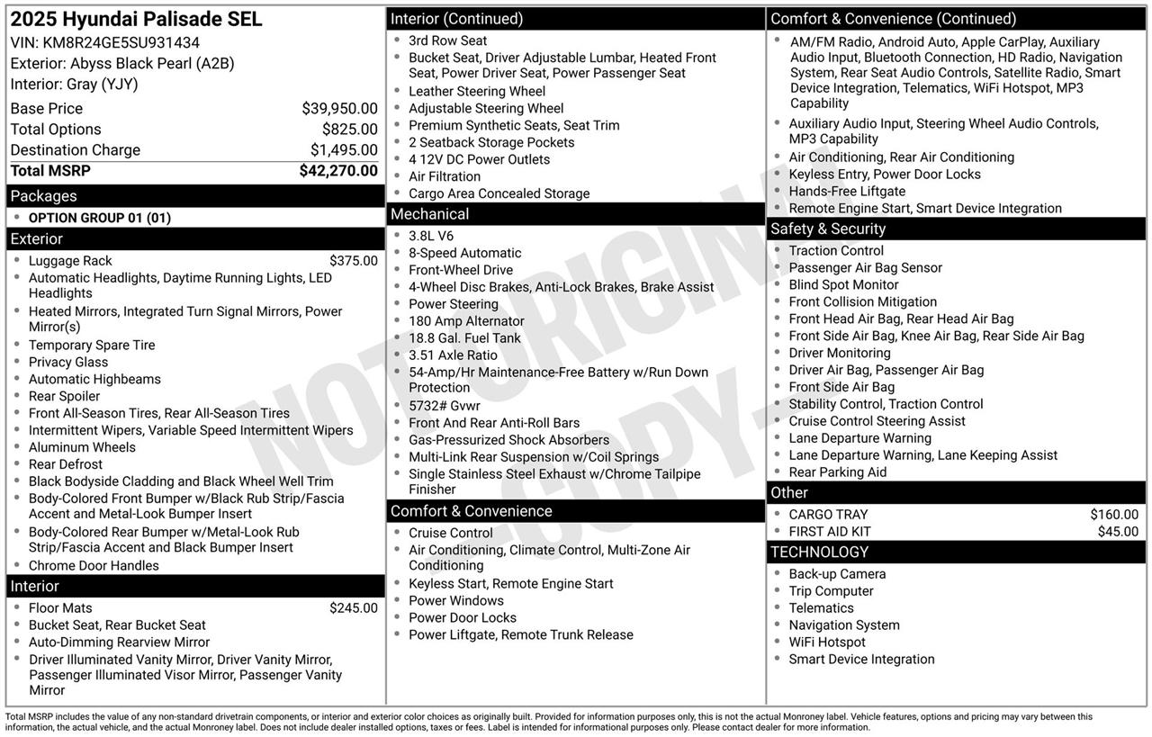 Hyundai Palisade SEL 2025