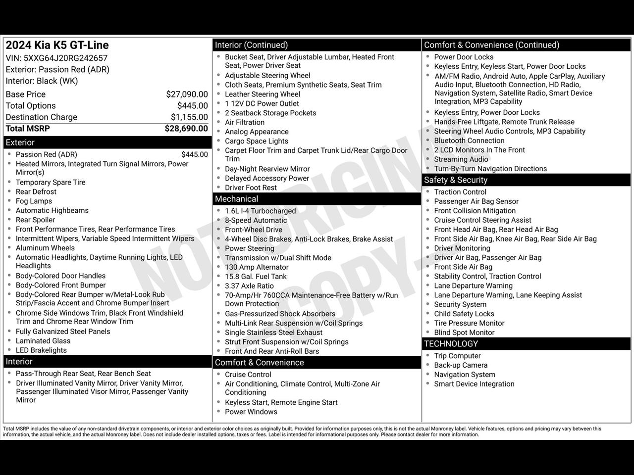 Kia K5 GT-Line 2024