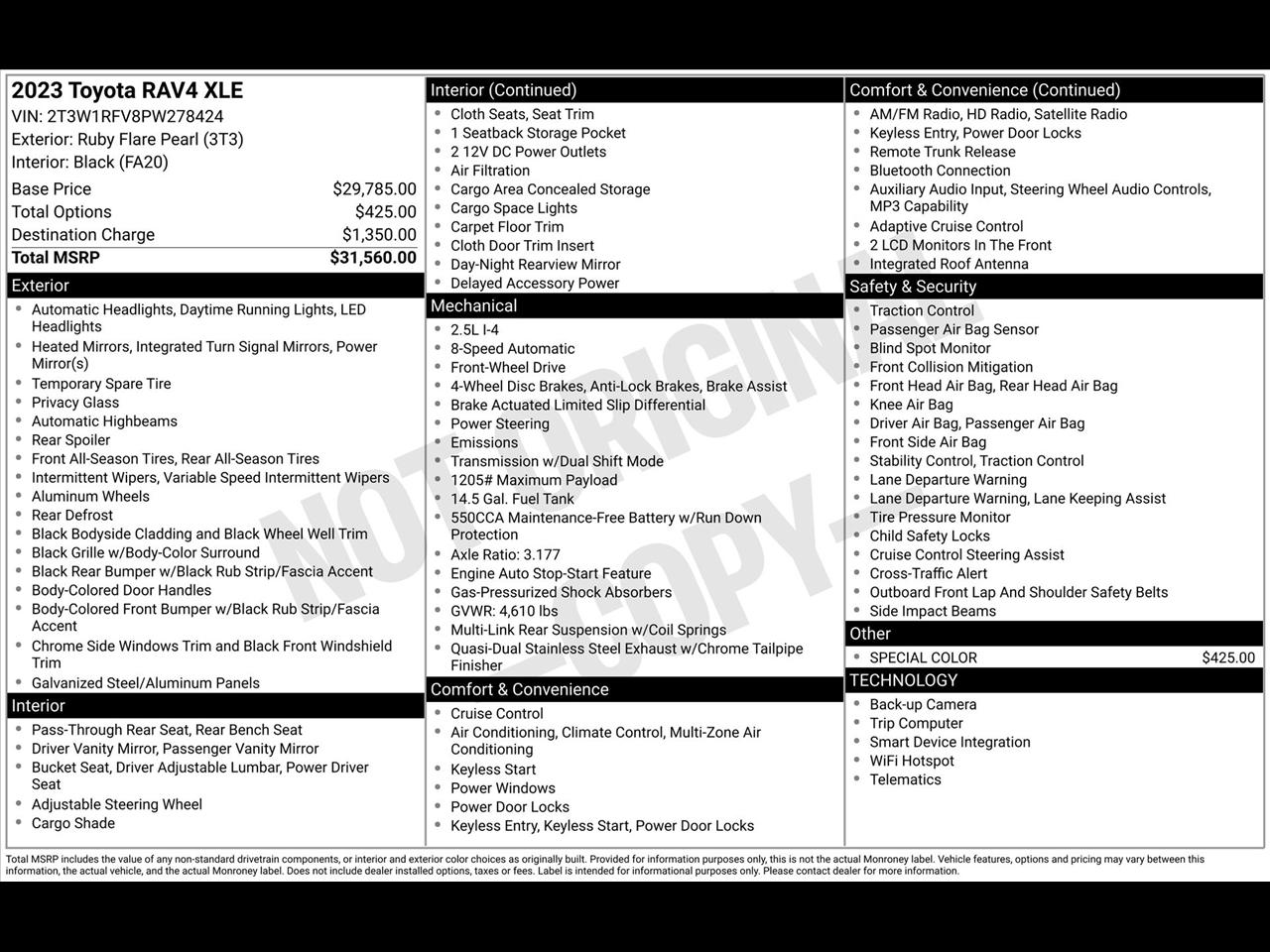 Toyota RAV4 XLE 2023