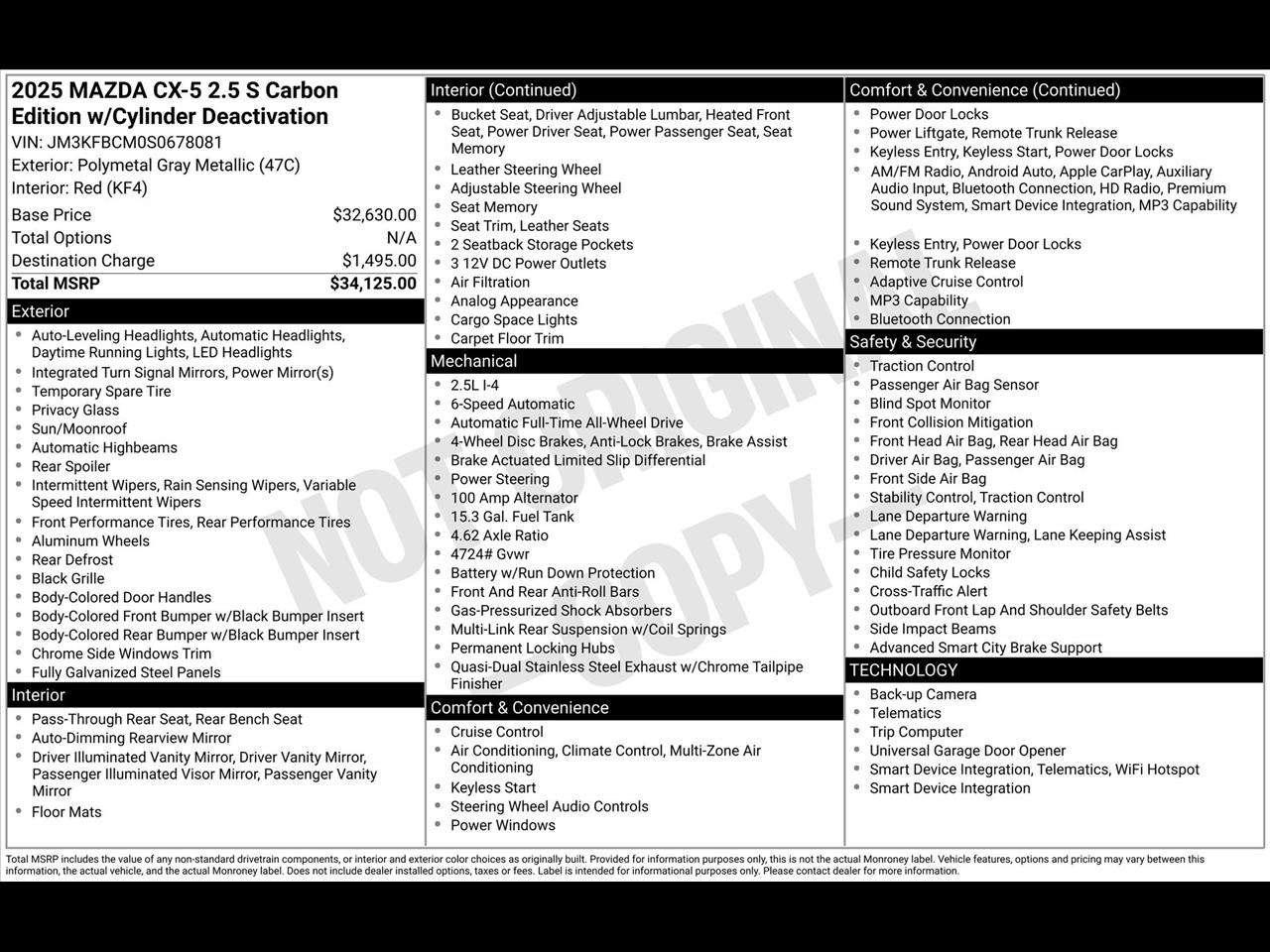 Mazda CX-5 Preferred 2025