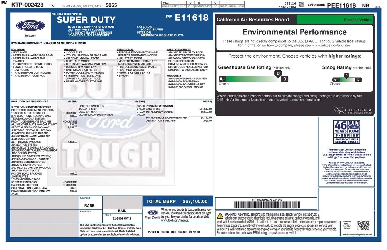 Ford F-250 SD XLT Crew Cab 4WD 2023