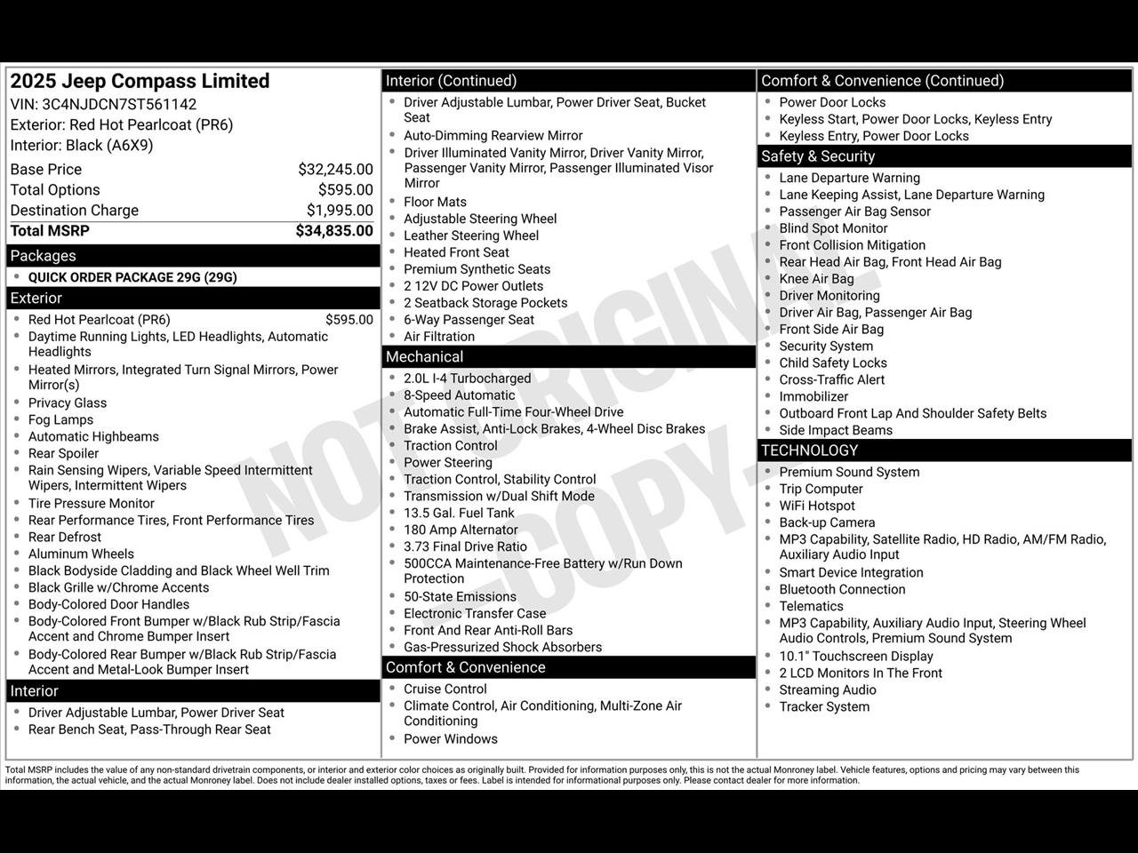 Jeep Compass Limited 2025