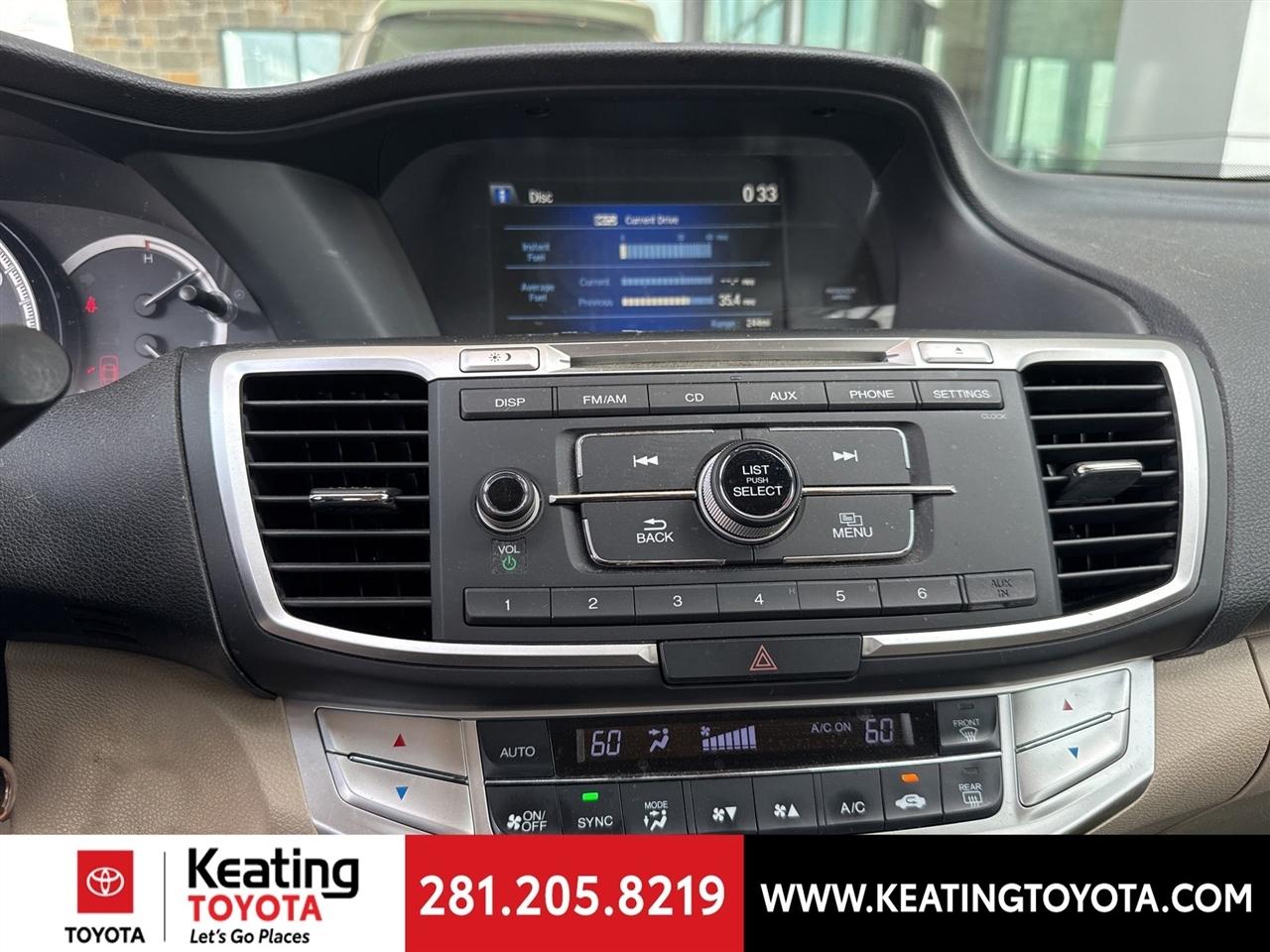 Honda Accord LX Sedan CVT 2014