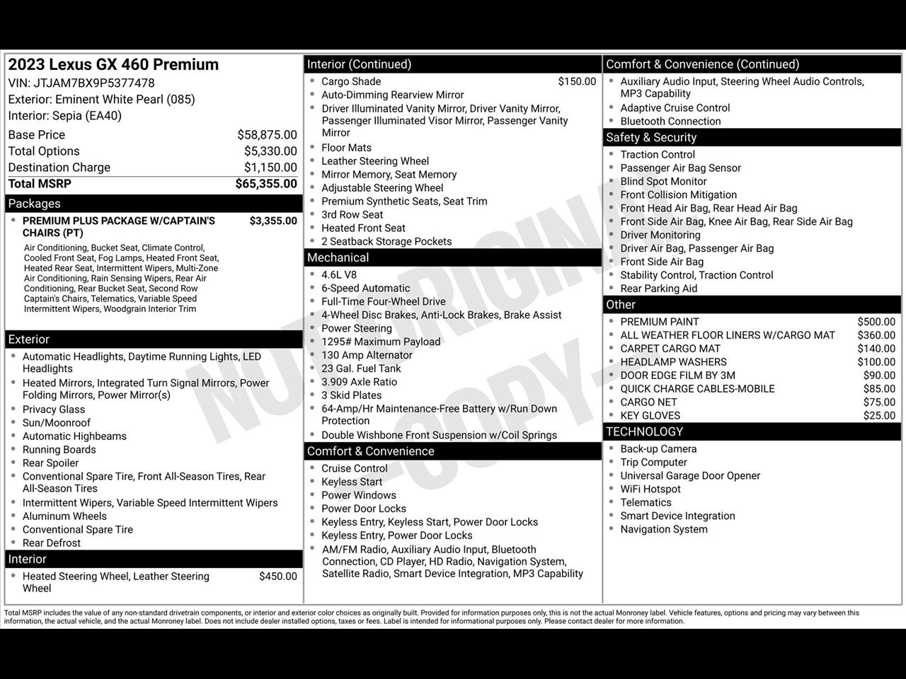 Lexus GX 460 Base 2023