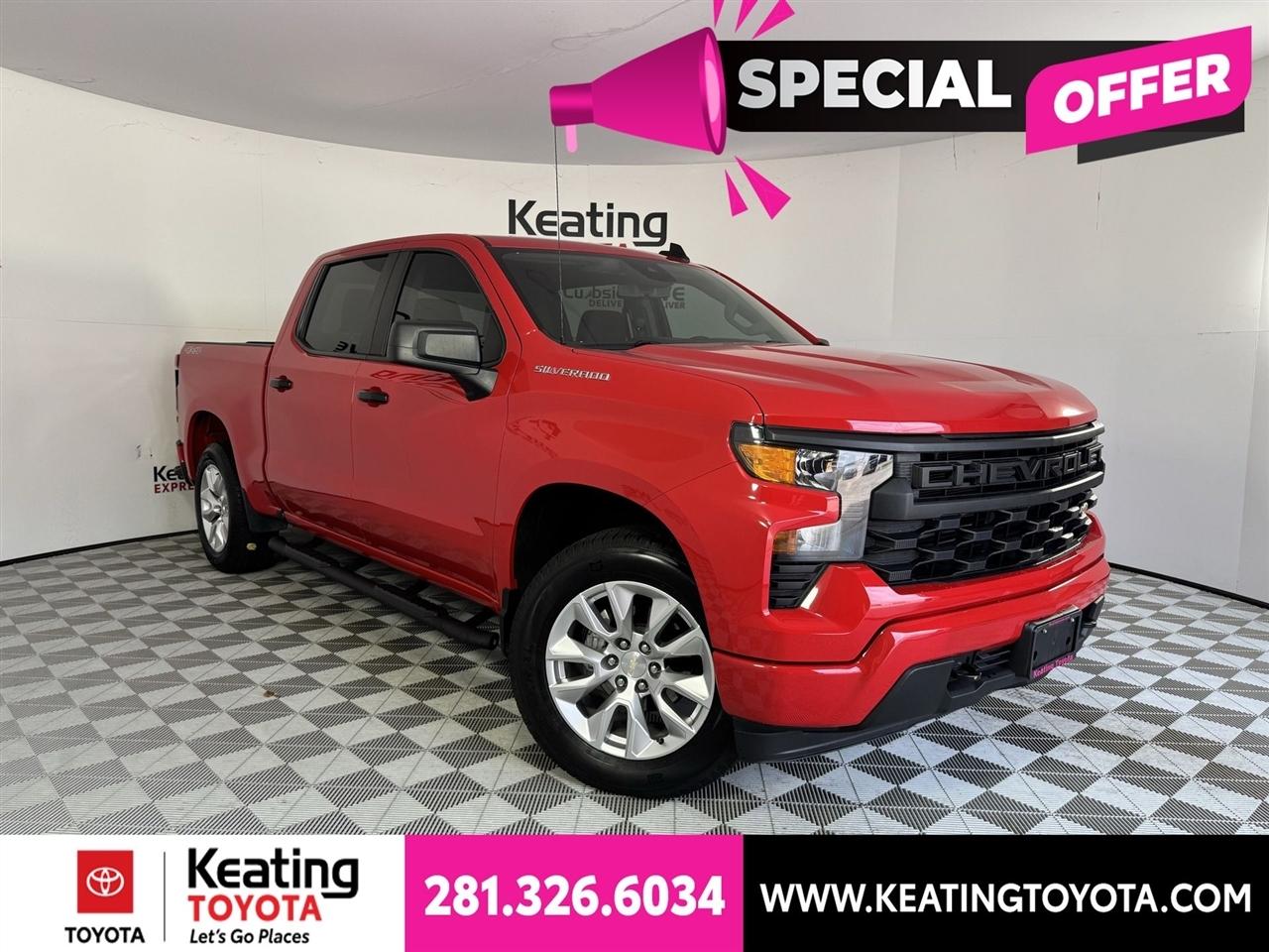 Chevrolet Silverado 1500 Custom Crew Cab 4WD 2024