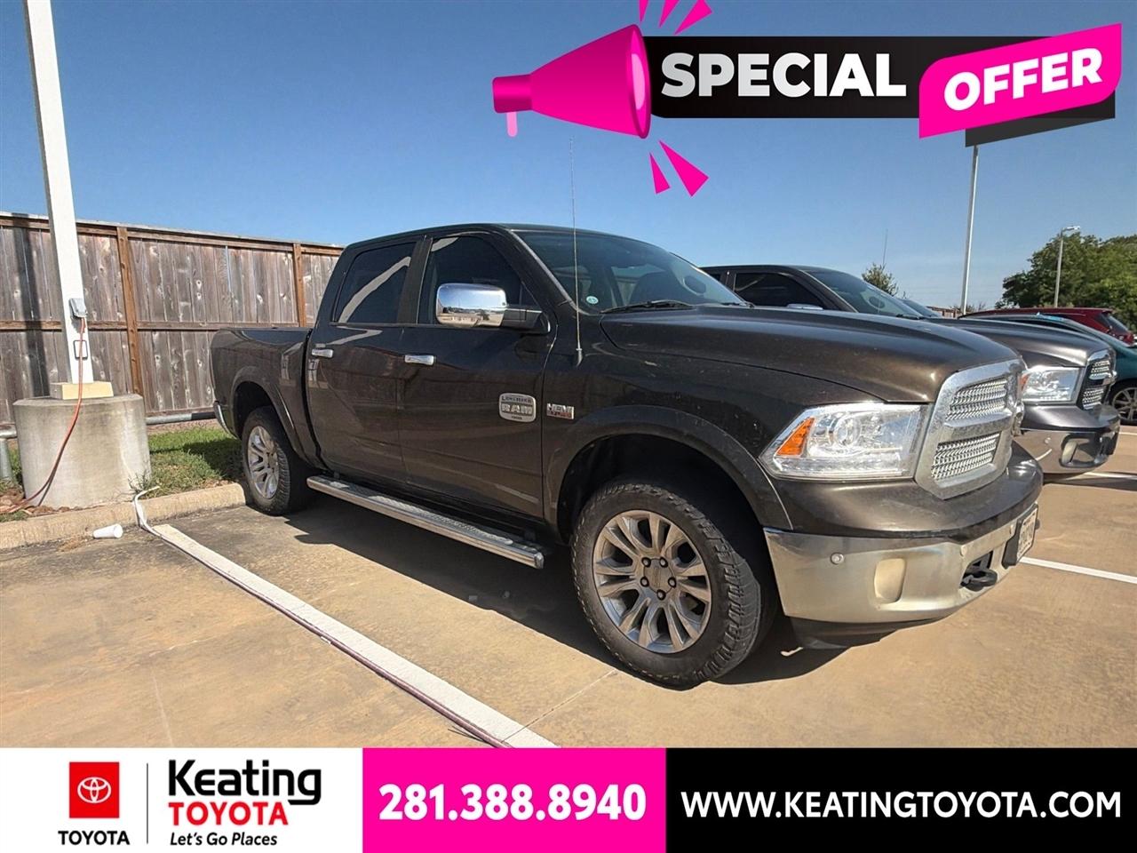 RAM 1500 Laramie Longhorn Edition Crew Cab SWB 2WD 2014