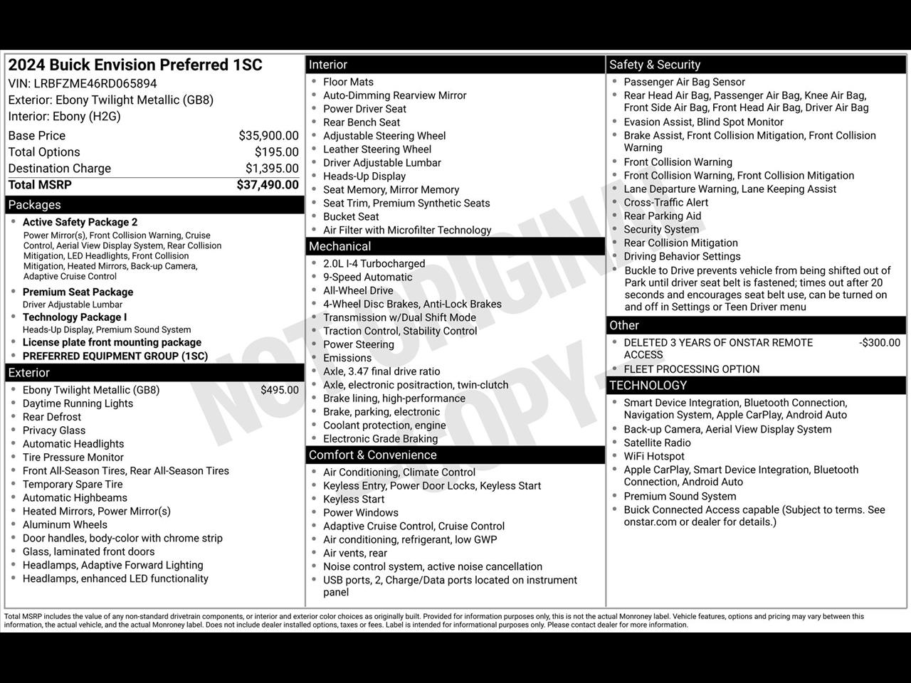 2024 Buick Envision Preferred